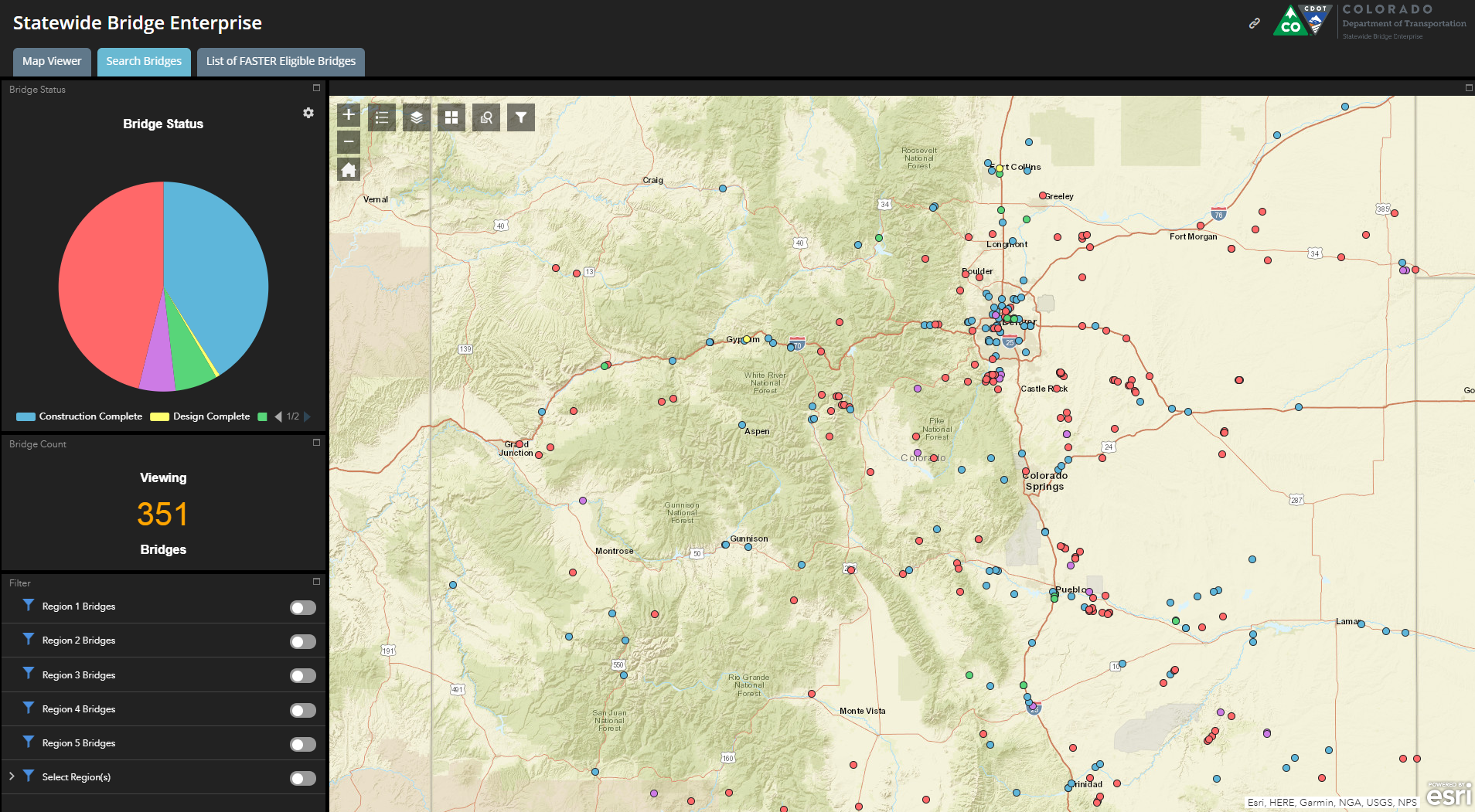 Screenshot of CBE program